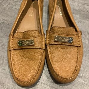 Coach leather loafers 7.5